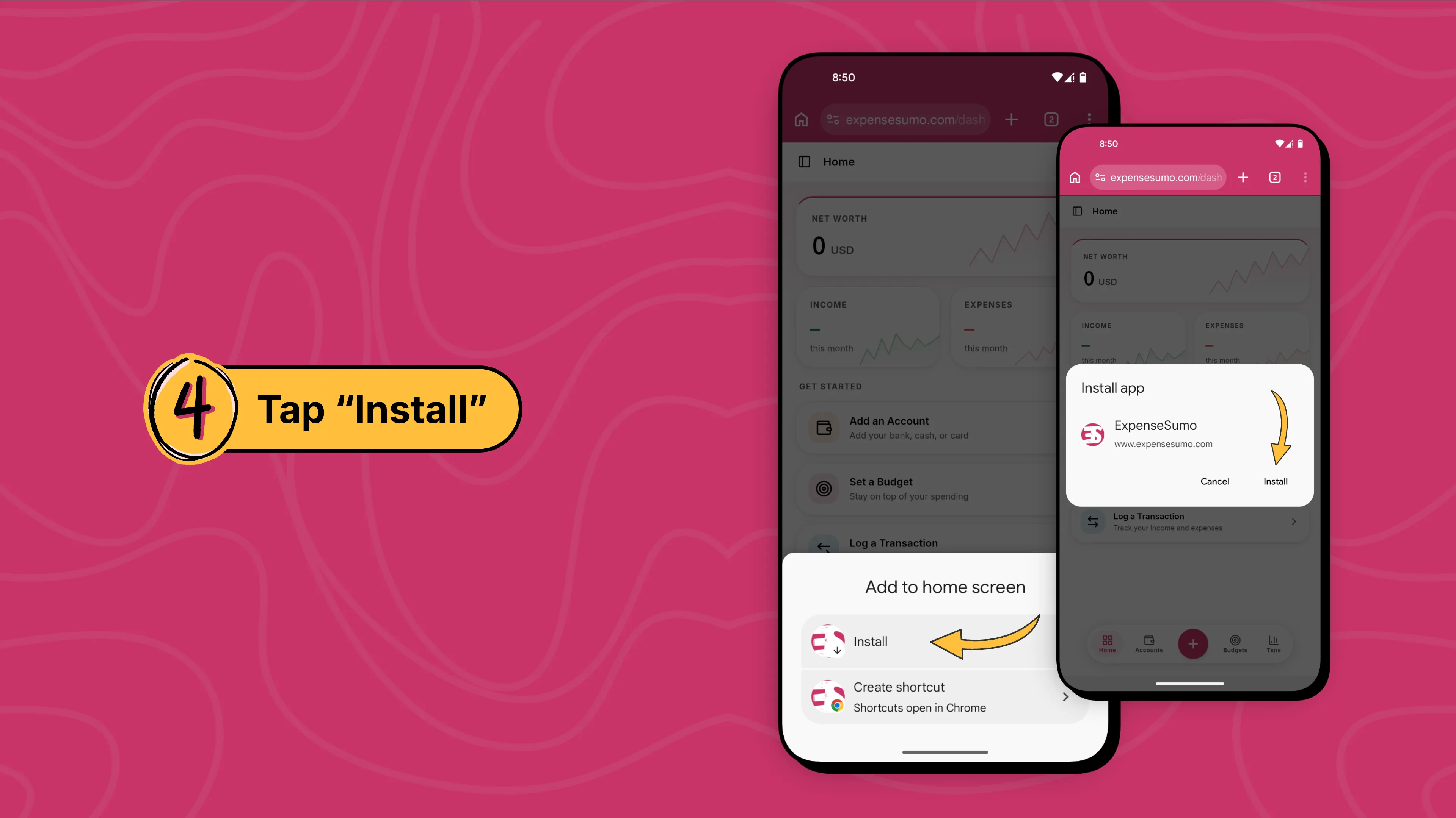 Step 4 (Final Step) - Tap "Install"